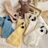 Women's Winter Coral Fleece Socks - Cute Cartoon Puppy, Thick, Warm, Mid-Calf Home & Sleep Socks
