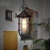 Vintage Industrial Iron Birdcage Pendant Light for Restaurants & Dining
