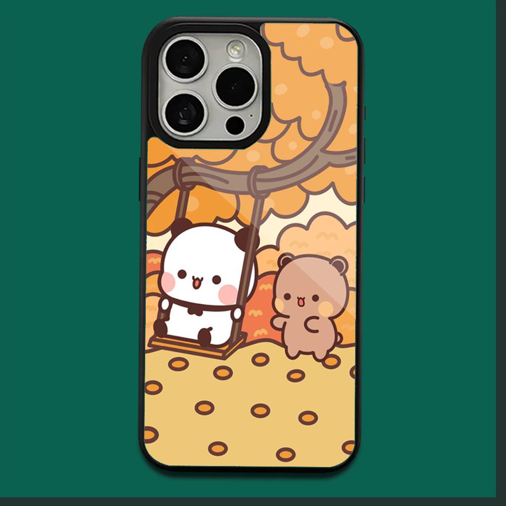 Cute BuBu D-DuDu Phone Case For iPhone 16,15,14,13,12,11,Plus,Pro,Max,Mini Soft Magesafe Magnetic Wireless Charge