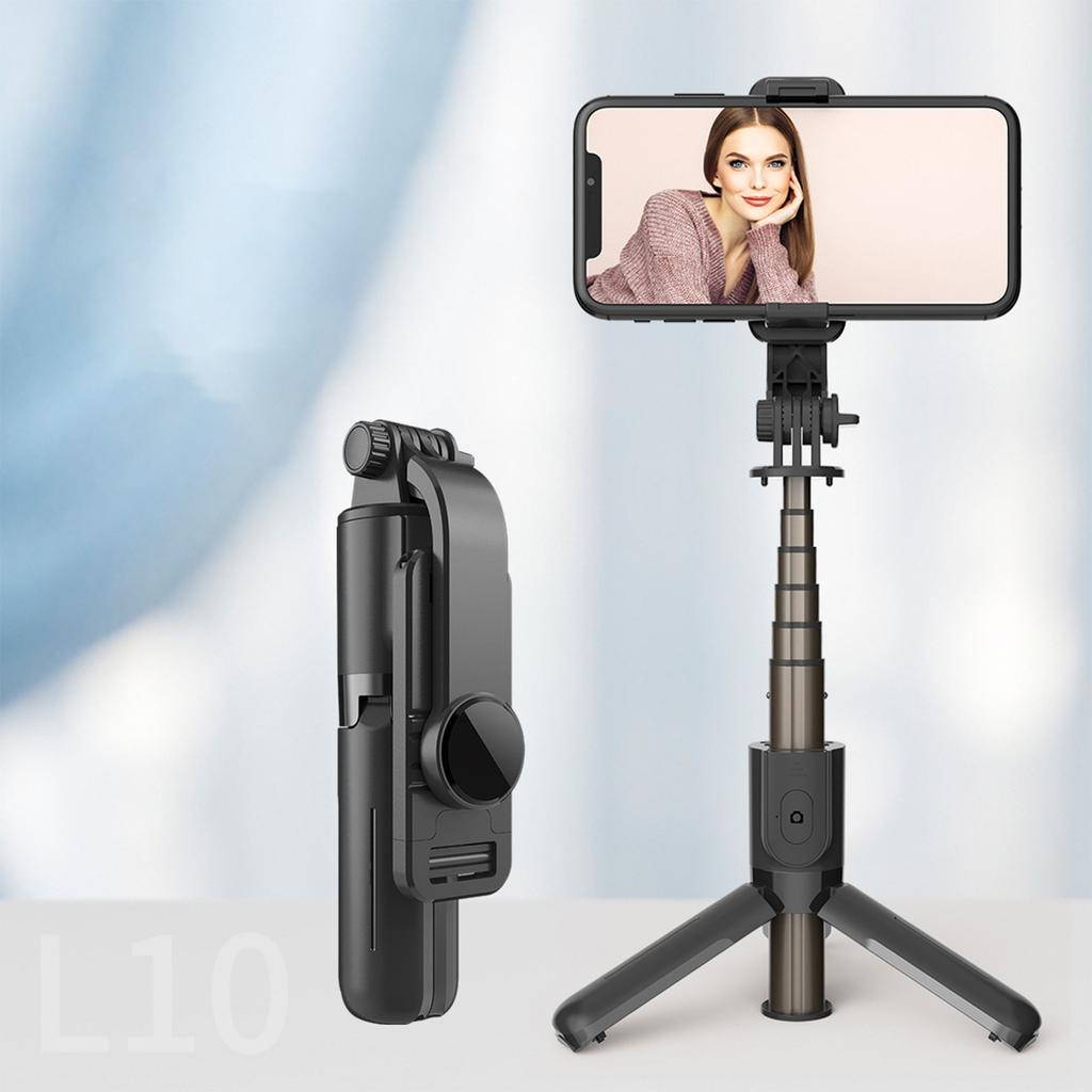 Bluetooth remote control mobile phone selfie stick aluminum alloy mini selfie stick multi-function live broadcast bracket