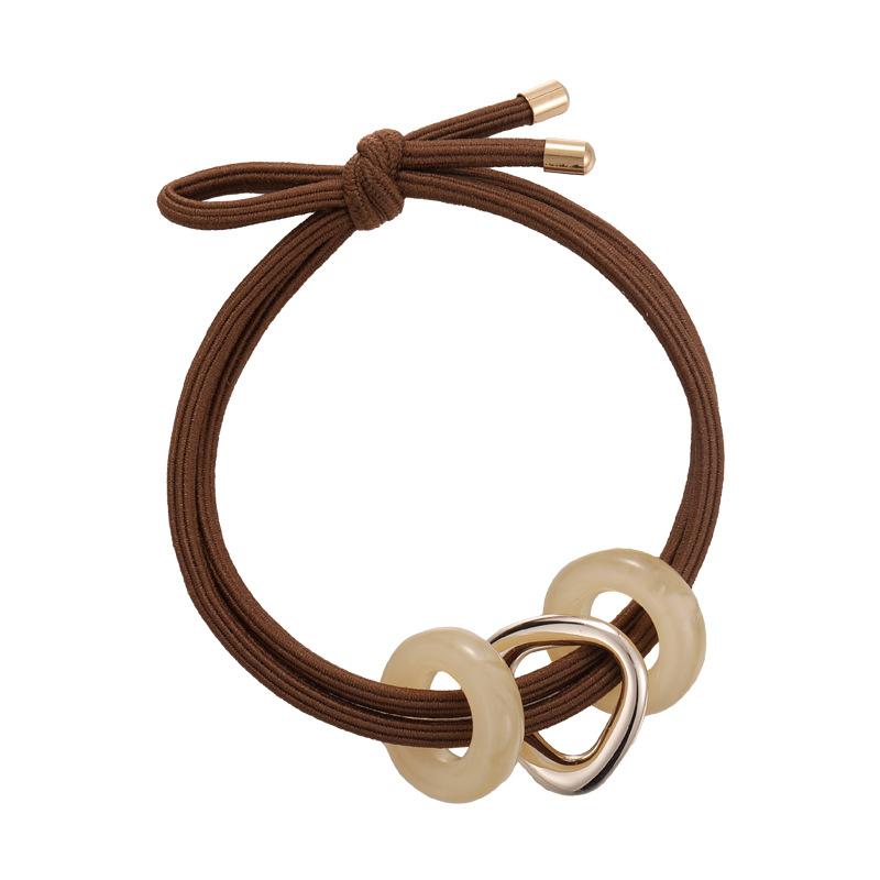 Neues Retro Kreis Stirnband für Frau Mädchen Temperament Haarband Zopfgummi Damenmode Haarschmuck Geschenk