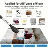 Portable Electric Spin Scrubber Cordless Power Scrubber for Hard Floors Tile and Grout Cleaning with 60 Mins Runtime
