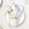 6PCS Solid Color Cotton Linen Napkin Sewn Edged Tea Towel Table Decor Cloth Napkin Party