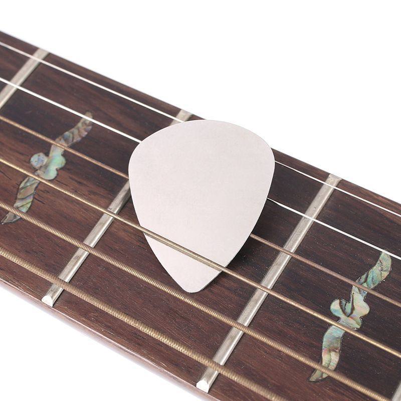 5~20pcs Guitar Picks Plectrum Stainless Steel 0.3mm Metal Electric Guitar Bass Picks Plectrum Guitar Parts Accessories TMZ