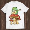 Toad Frog Playing Banjo On Magic Mushroom Best Seller Funny Meme Men Women Fashion Top Retro Gift Tee Mens Kids T Shirt C1466
