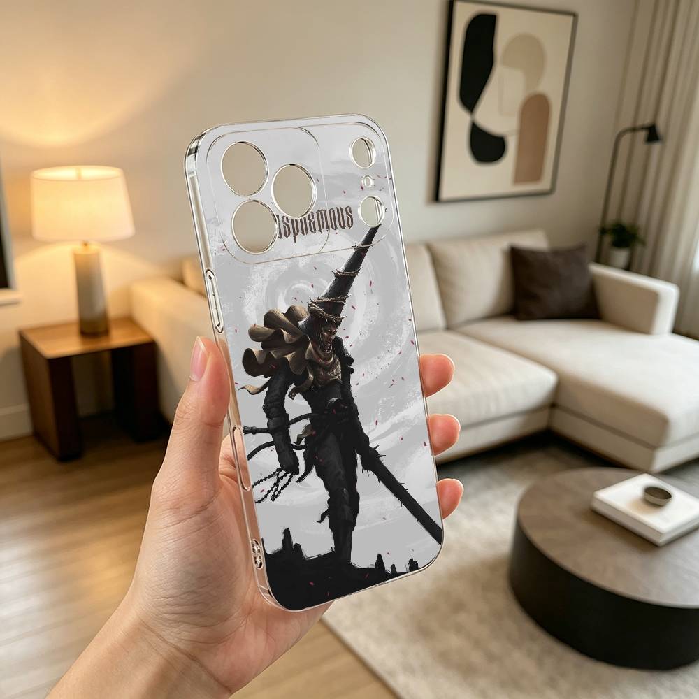 B-Blasphemous The -PPenitent One Game Phone Case Transparent Silicone Soft For iPhone 17 16 15 14 13 12 11 Mini Pro Max Plus