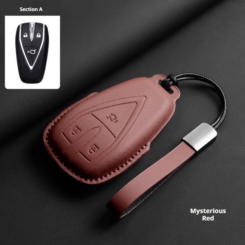For Changan Deepal S7 G318 SL03 Car Key Cover Original Car Color Smart Key Holder Leather Protector High Quality Accessories