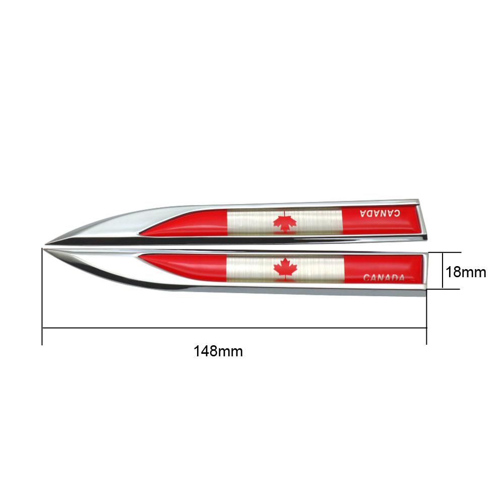 1 Stück Universal 3D Metall Flaggen Auto Aufkleber Dekor Aufkleber Karosserie Seite Kotflügel Hinten Kofferraum Emblem Abzeichen Auto Außenzubehör