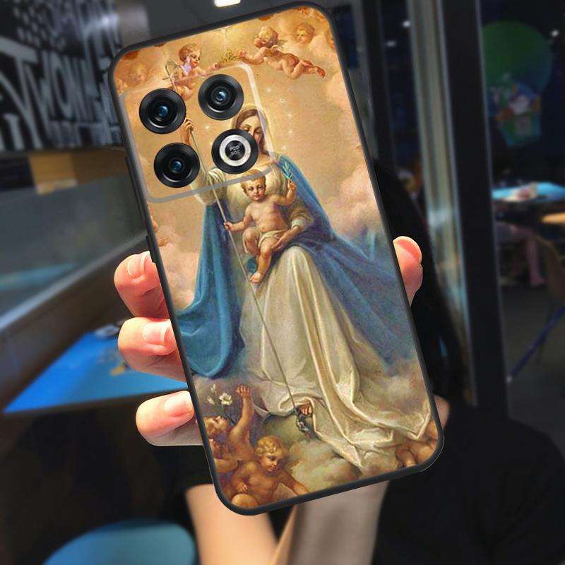 

Virgin Mary Funda For OnePlus 13 12 R 11 9 10 Pro 8T 9RT 10T OnePlus Nord 4 CE 2 3 Lite N30 N20 Case OnePlus 8Pro