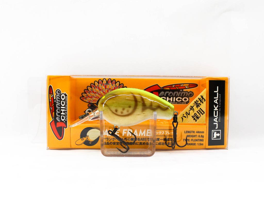 Jackall Geronimo Chico 44 Wood Floating Lure Chart Back Craw (0914)