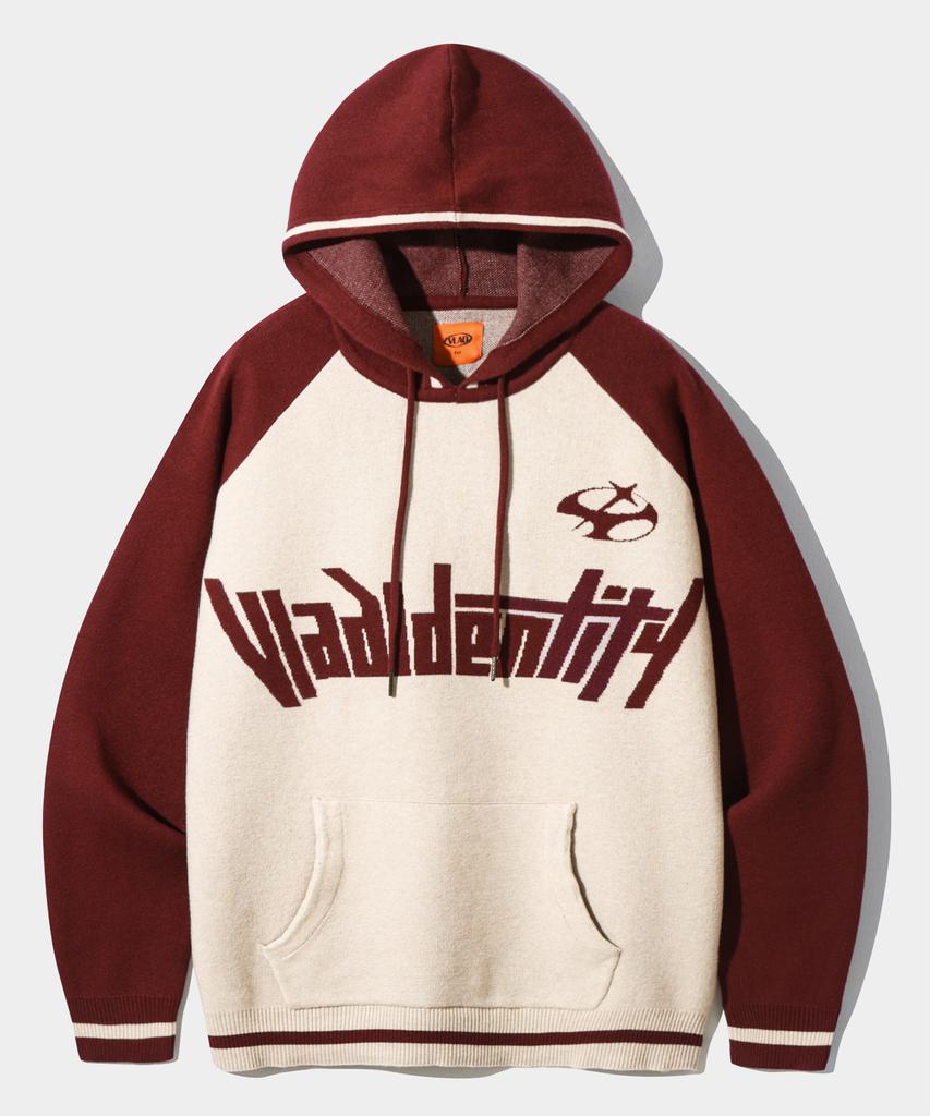 Dimiteulibeullaeg Vlad Type-A Raglan Artwork Hoodie Knit_Red