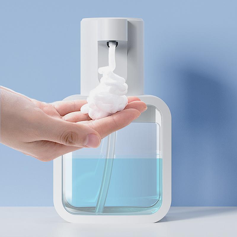 

3 Speed Mode Automatic Sensor Foam Soap Dispenser Smart Hands-Free Rechargeable Bathroom Home Kitchen & Hotel Bathroom Hygiene білий