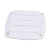 Louvered Flush Plastic Thru Vent 3in Boat Vent Easy Installation Optimal Airflow for Boat RV White