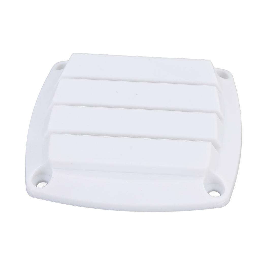 Louvered Flush Plastic Thru Vent 3in Boat Vent Easy Installation Optimal Airflow for Boat RV White