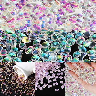 8x6mm 50KS/Balení České Sklo Kapka Vody Skleněné Korálky Šperkařské Doplňky Šperkařské Komponenty DIY Tulipánové Okvětní Lístky Náhrdelník Náušnice