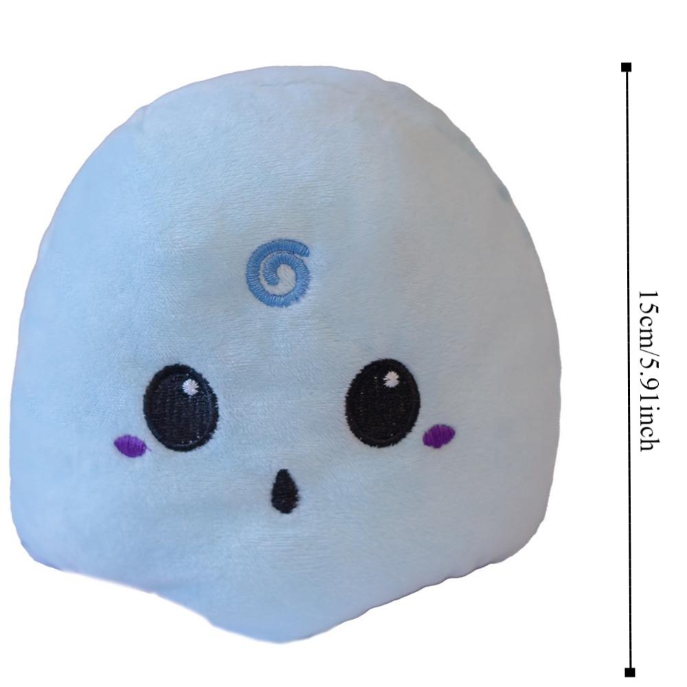 Stuffed Doll Reversible Flip Ghost Doll Double-sided Mood Reversible Ghost Soft Toy Car Decor