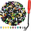 200/300 PCS Car Clips Fastener Screws Bumper Interior Decoration Auto Nylon Random Mixing Universal Accessories
