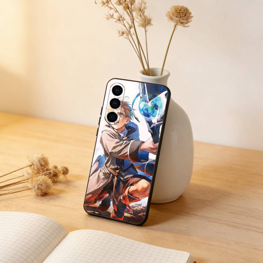 

Mushoku Tensei Rudeus Greyrat Phone Case For Samsung Galaxy A73,A72,A71,A70,A53,A52,A51,Others Soft Black Cover Samsung a50 30s 50s