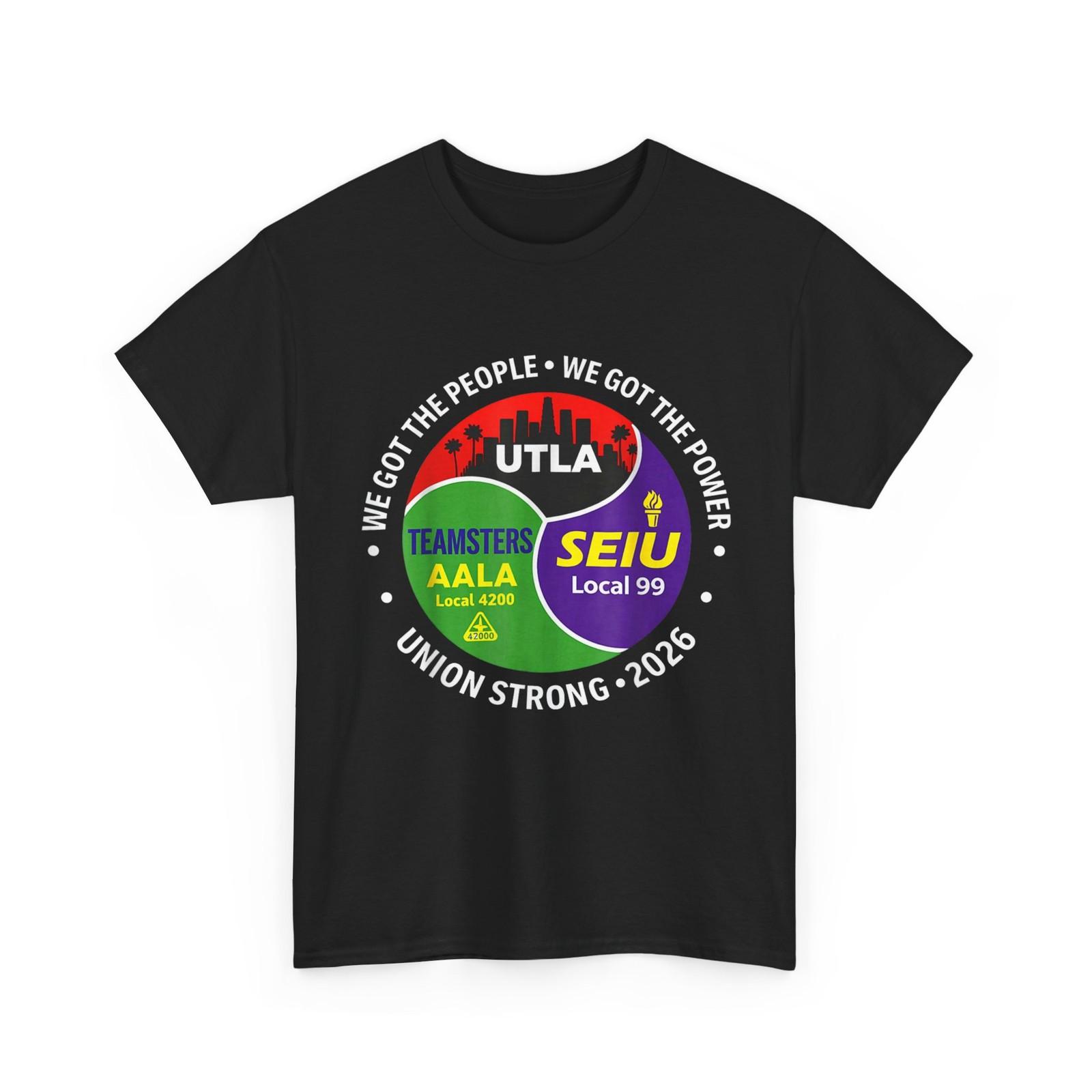 Labor Movement UTLA SEIU AALA Shirt, We Got The People Women Men Shirt M
