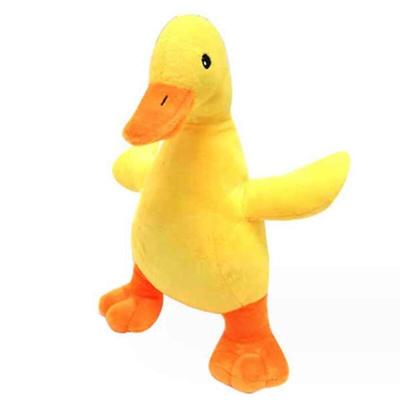 Boneca de apego para cachorro pato amarelo 32cm