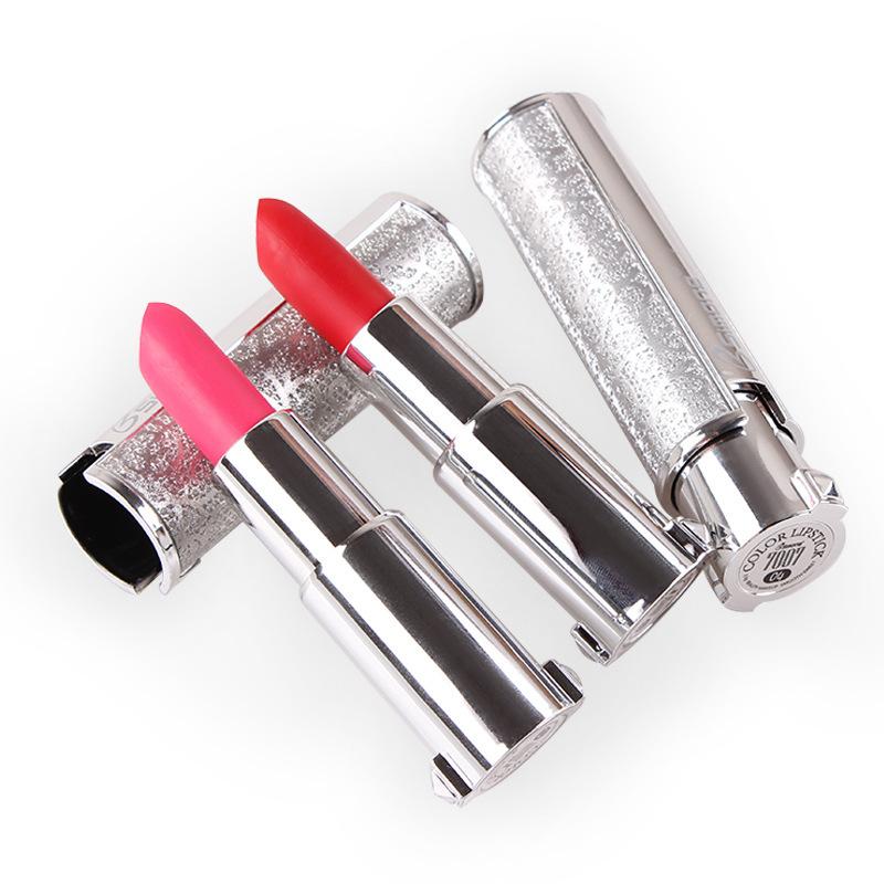 BSIMONE mała srebrna tubka matowa szminka szminka odżywcza nawilżająca antyadhezyjna szminka do makijażu