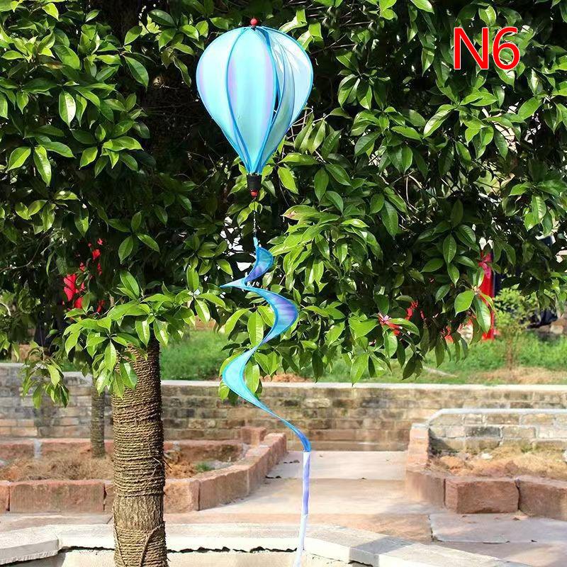 

Воздушный шар с горячим воздухом Wind Spinner Rainbow Hanging Wind Twister Уличная ветряная мельница Сад Двор Домашний фестиваль Праздничный воздушный шар 6