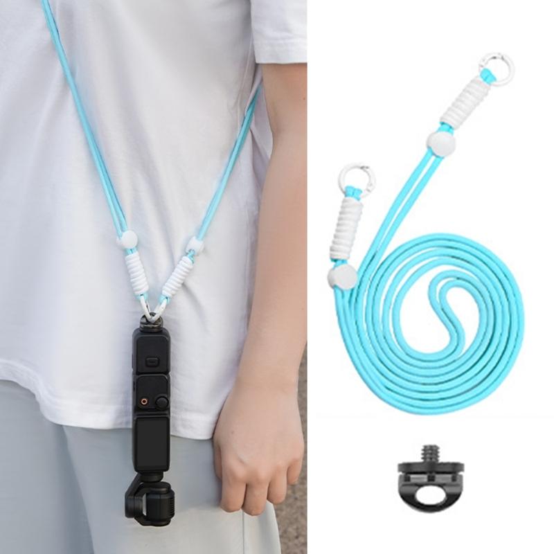 Camera Lanyard Strap Belt for Pocket 3/ONE X3/X4 and more Sports Cameras Hiking Skiing Enthusiasts Essential