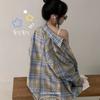 The Pink Men Oversized Fit Check Shirt
