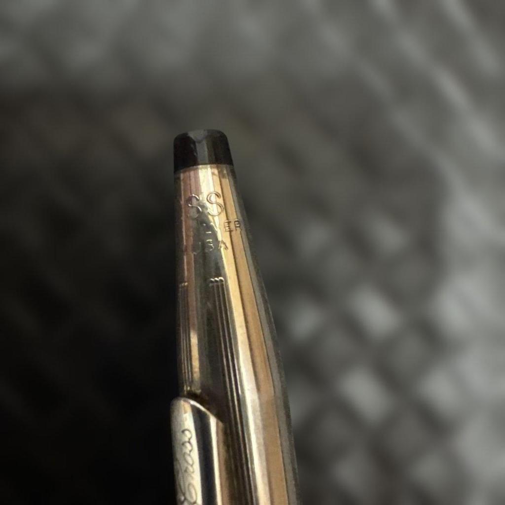 Used Vintage CROSS STERLINGSILVER Early Model Ballpoint Pen