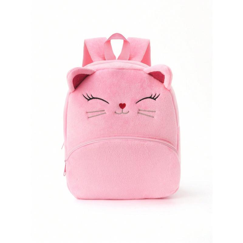 Cartoon Multi-Color Animal Children'S Backpack Plush Backpack For Kindergarten Kids' Bag