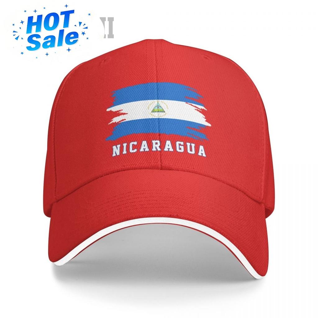 Unisex Sandwich Nicaragua Flagge Nicaraguaner Baseballkappe Männer Frauen Hip Hop Kappen Snapback Golfhut Angeln