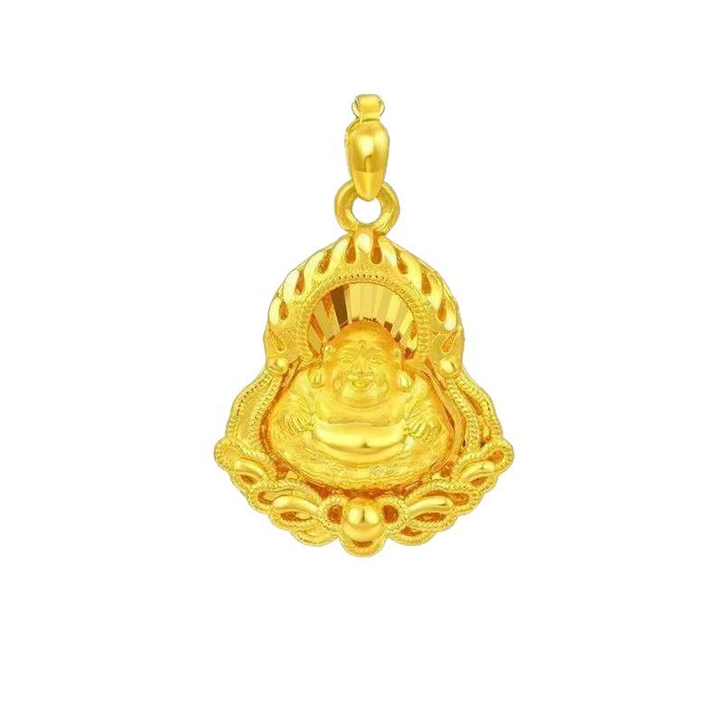 Hot Selling Smiling Maitreya Buddha Pendant Necklace - Lucky Versatile Accessory Gift
