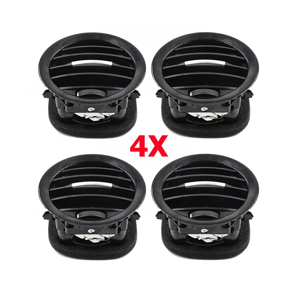 Black/Chrome A/C Air Vent Cover Outlet Grille Fits For Opel ADAM CORSA D MK3 Vauxhall 13417363 2201099