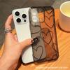 Simple and transparent love for iPhoneXSMAX Apple 11/12/13/14/15/16 ProMax mobile phone case