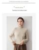 Women's Cashmere High Neck Sweater - Slim Fit Knitwear for Autumn/Winter