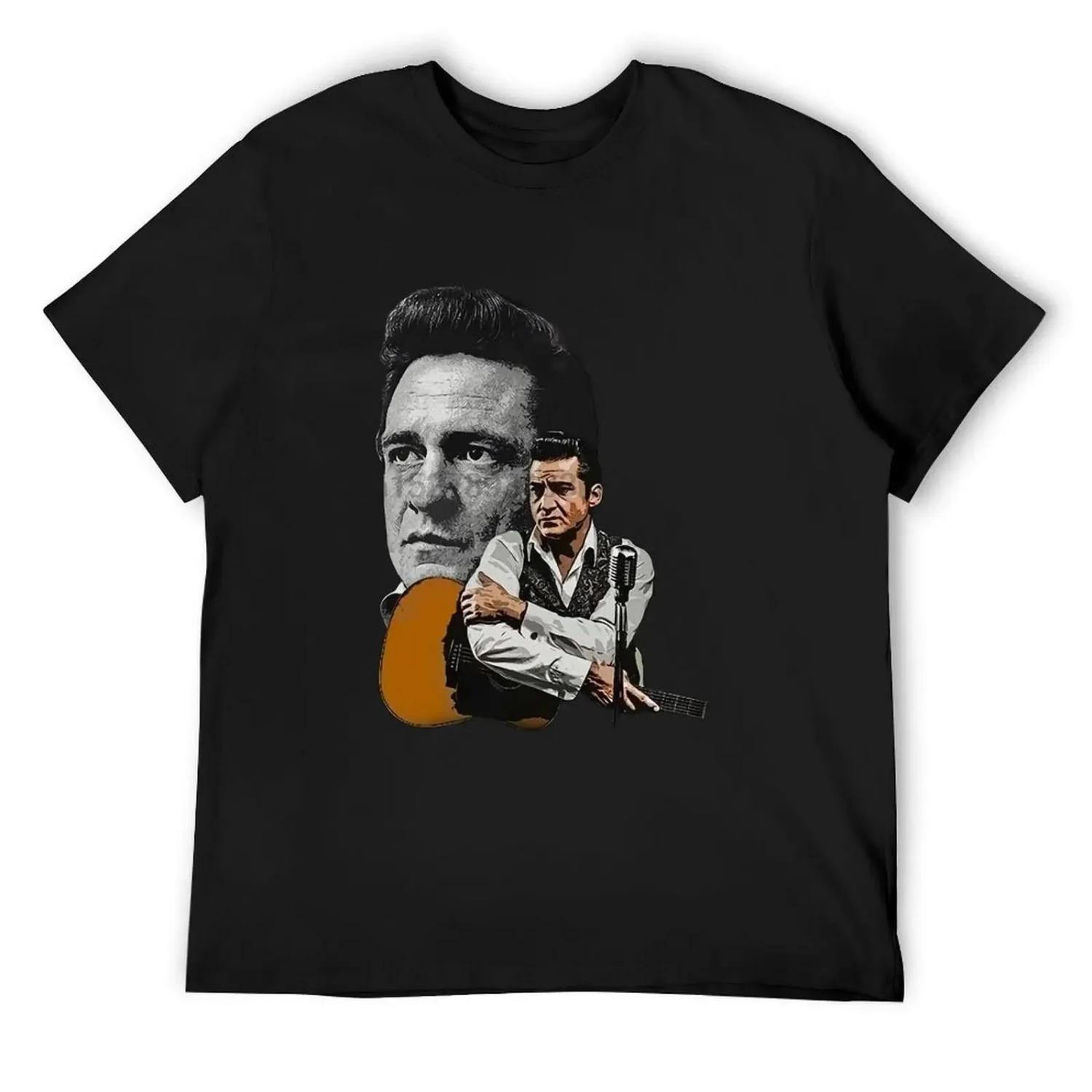 

Johnny Relaxed Band T-Shirt baggy shirts anime stuff graphics men workout shirt S чёрный