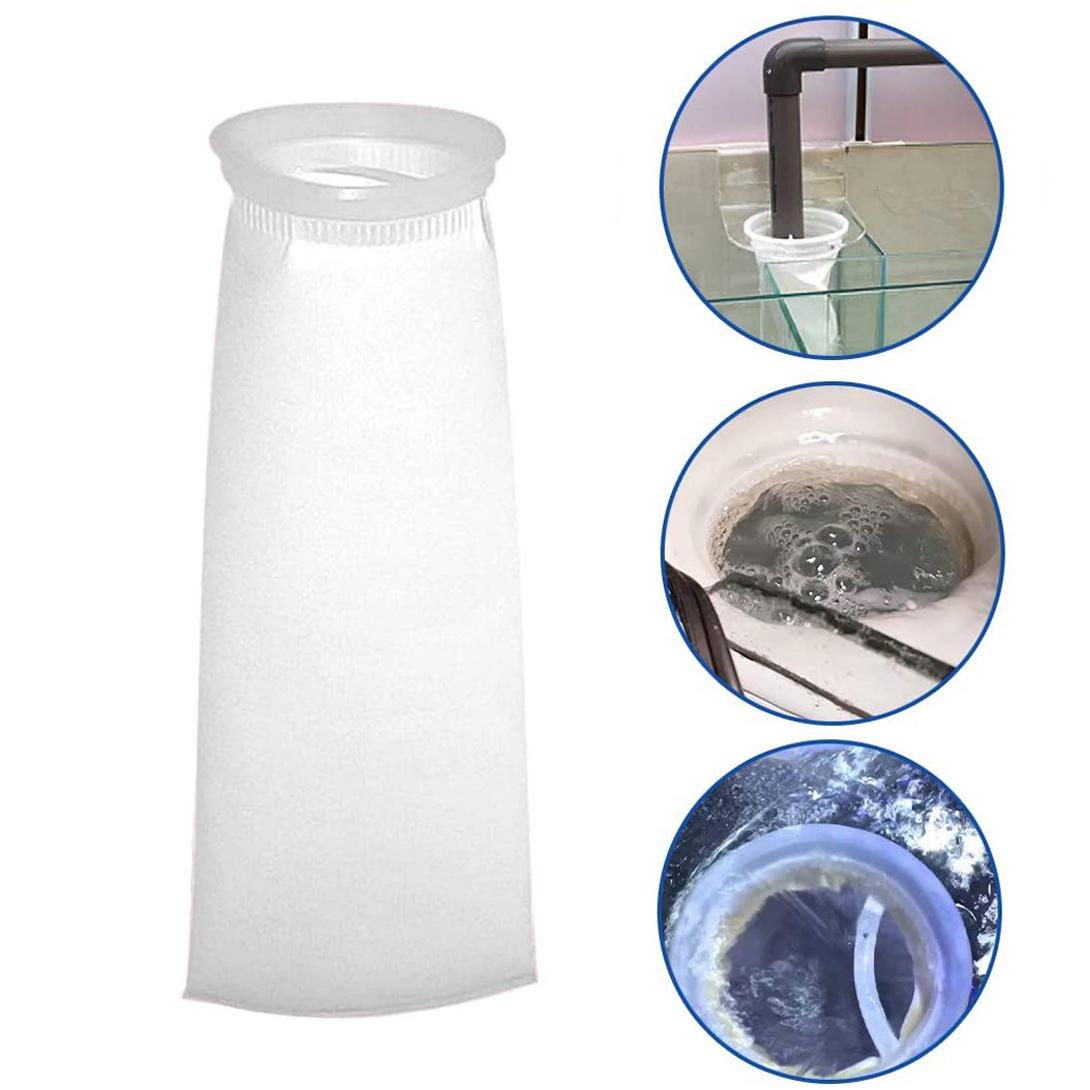 4 Pre Sump Filter Sock Aquarium Filter Socks 150/200 Micron Fish Tank Felt Filter Bags for Reef Tank Micron Bag 200 micron