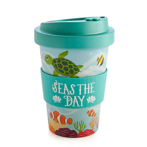 Cupa din bambus Eco-to-Go (Animal de mare)