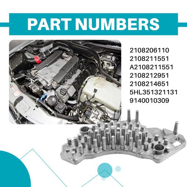 

A2108211551 Blower Resistor for 00-13 Mercedes Models None