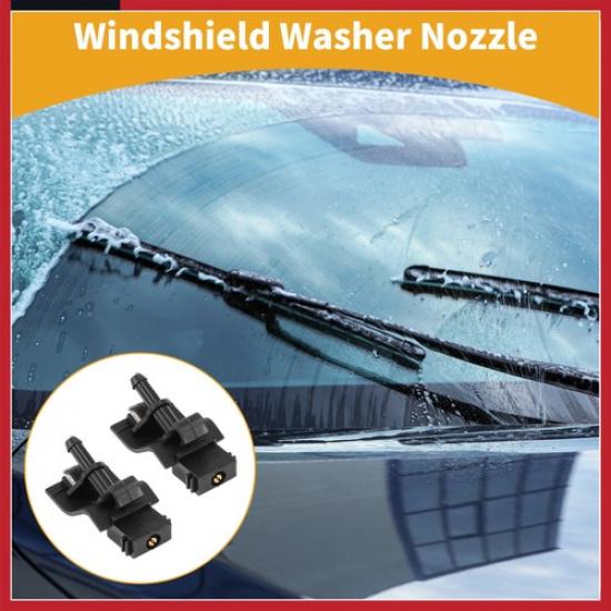 Scheibenwaschdüse vorne für Toyota Auris 2012-2015 Schwarz 2 Stück