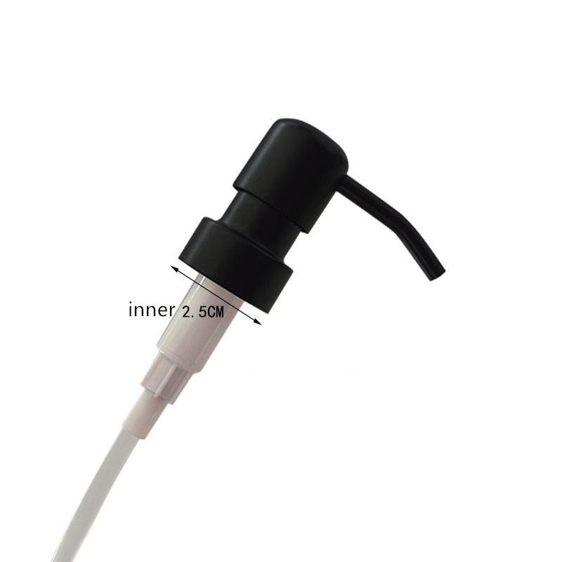 1ks Nerezová ocel 304 Tryska čerpadla Dávkovač tekutého mýdla do kuchyňského dřezu Černá/Zlatá/Růžové zlato