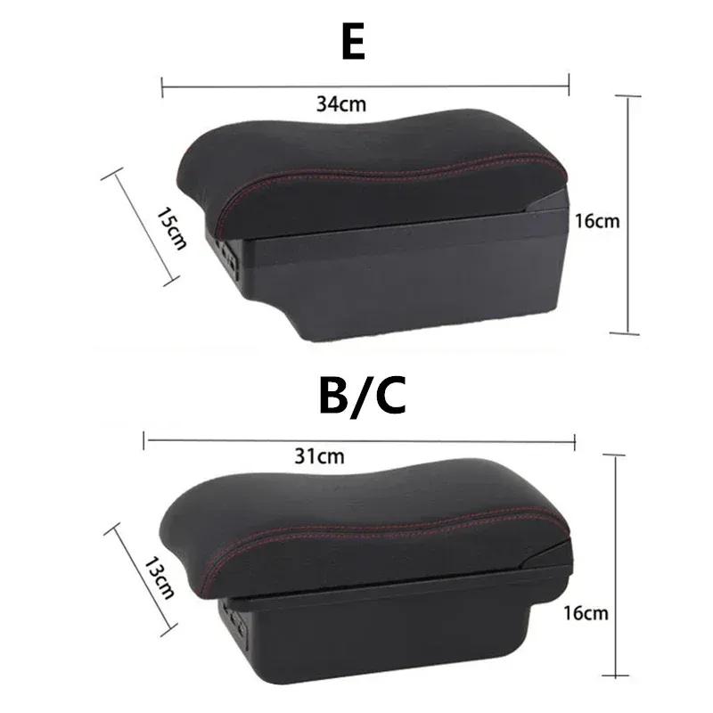 For Renault Logan 2 Armrest Box for Dacia Logan 2 dokker Renault Sandero 2 Car Storage Box supplies interior details USB