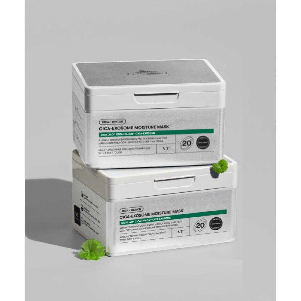 Vt Cosmetics [2pack] Vt Cica Exosome Moisture Mask  20 Sheets CICA EXOSOME MOISTURE MASK