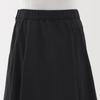 MUJI Women's Quick-Drying Broad Flare Skirt, Black, Size M, BE1VAA5S