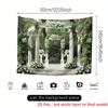1Pcs White Arch Garden Landscape Scene Decoration Background Spring Backdrop Decorations For Photo Studio Photo Booth Party