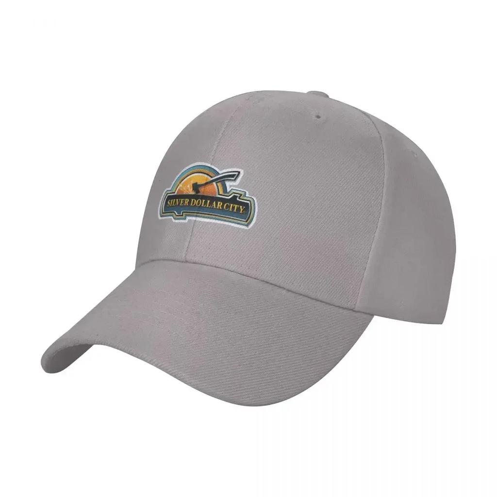 Silver Dollar City Logo Baseball Cap Trucker Hat Golf Wear Snapback Cap Mens Luxury Womens