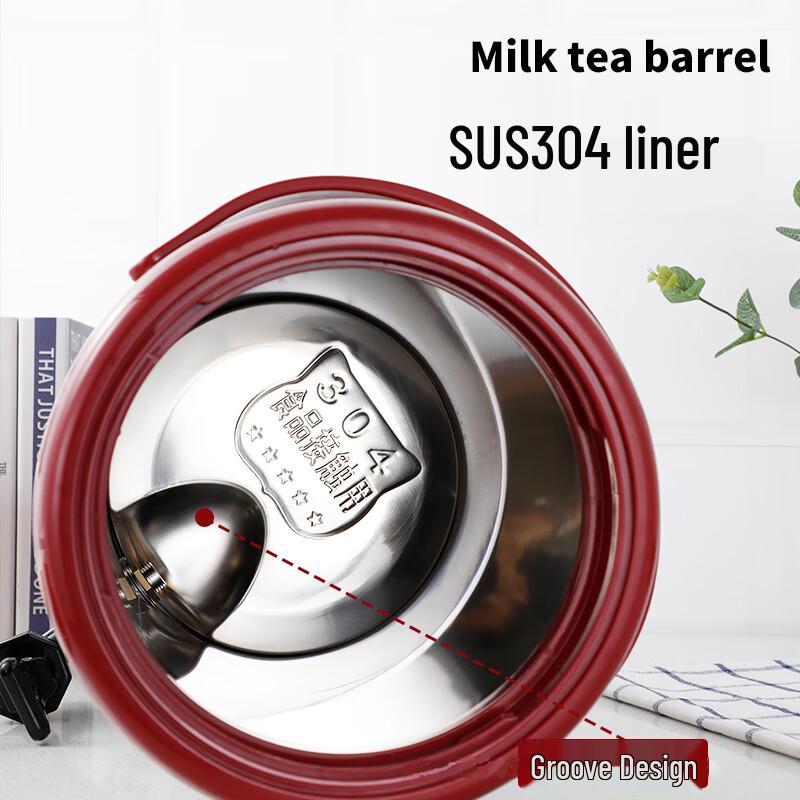 Jimeijido Commercial Stainless Steel Insulated Beverage Dispenser