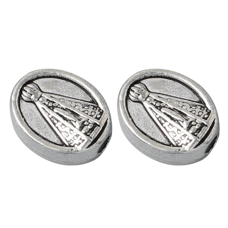 Συλλογή Κοσμημάτων με Χάντρες από Κράμα Cross Knight Our Lady: Χειροποίητα DIY βραχιόλια, κολιέ και σκουλαρίκια υλικά