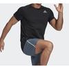 Adidas Adi Runner Tee Running Sports Short Sleeve T-Shirt Men Tops Black FM7637