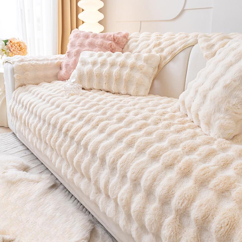 

Cat-like Plush Sofa Cushion Winter Thickened Warm Cover Soft Cozy Pet Friendly Home Decor 70*70